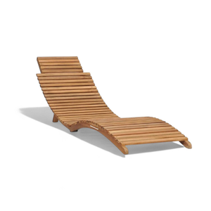 Chaise longue en bois à prix de gros pour la décoration de la maison et le mobilier de jardin - Product Image 4