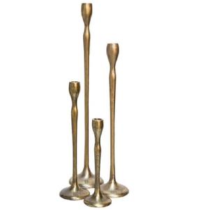 Portavelas de Aluminio Dorado Hecho a Mano, Adornos de Mesa para Cenas a la Luz de las Velas, Decoración Especial para Sala de Estar - Product Image 5