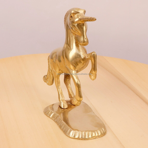 Figura de Caballo de Latón Antiguo Kartique, Estatua de Animal Tradicional para Decoración del Hogar y Regalo, Personalizable - Product Image 2