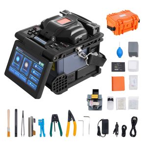 Giuntatrice a fusione per fibra ottica a 6 motori con display LCD da 5 pollici e allineamento del nucleo per giunzioni APC - Product Image 1