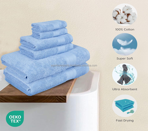 Serviettes de bain en coton imprimées sur mesure, 300 à 600 GSM, en tissu éponge super doux, pour hôtels et complexes hôteliers - Product Image 3