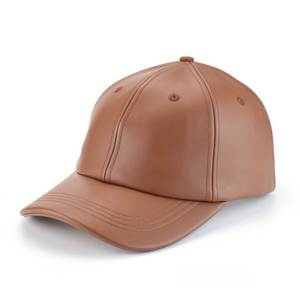 Brown Polyester/Cotton <b>Baseball</b> <b>Cap</b> Unisex 6 Panel Adjustable Snapback Hand Embroidery Solid Custom Logo Casual Sports Outdoor - Product Image 2