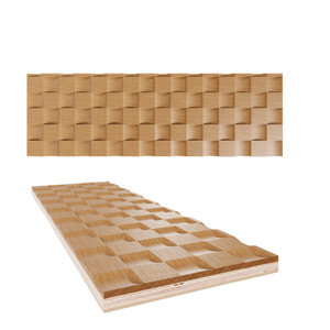 Elegantes Paneles de Pared Interiores Fluorescentes de Madera Maciza 3D para Uso Doméstico y Comercial, Paneles Decorativos Impermeables e Insonorizantes, Fáciles de Instalar - Product Image 1