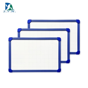 Pizarra Blanca de Aprendizaje con Marco de Plástico y Cuadrícula para Práctica de Escritura - Product Image 1