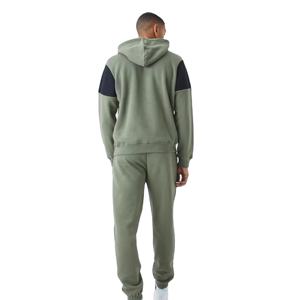 Chándal personalizado para hombre, sudaderas con cremallera de cara completa, pantalones apilados, conjunto de 2 piezas, chándal con bolsillo Cargo, chándal para correr para hombre - Product Image 3