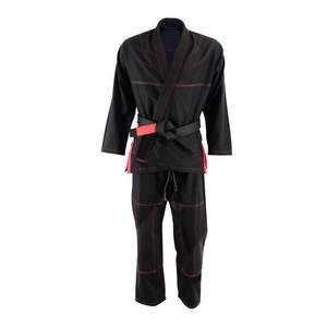 Custom Made High Quality 100% Cotton BJJ Uniforms for Martial Arts-Plain Design 240g Fabric Weight OEM Service <b>Cheap</b> Price - Product Image 3