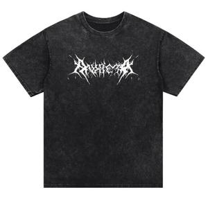 Camisetas Oversize de Algodón de Lujo con Estampado Gráfico Hip Hop, Estilo Boxy, de Alto Gramaje, Lavadas, Personalizables para Streetwear - Product Image 5