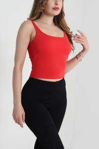 เสื้อกล้ามผู้หญิง Ever Glow สีขาวล้วน คอวี แขนกุด สไตล์ลำลอง สำหรับฤดูใบไม้ร่วง ผลิตจากโพลีเอสเตอร์/คอตตอน ระบายอากาศได้ดี เป็นมิตรกับสิ่งแวดล้อม มีไซส์พลัส - Product Image 2