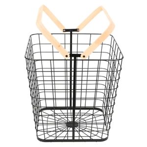 Panier à linge décoratif en fer pour l'intérieur de la maison avec un motif métallique élégant et une base ovale stable - Product Image 1