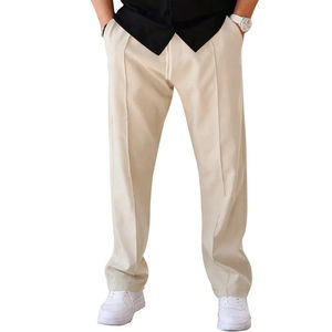 Pantalones Deportivos Casuales para Hombre, Tela Suave al Tacto, Diseño de Pierna Ajustada, Cintura Elástica para Gimnasio, Trotar y Actividades al Aire Libre - Product Image 3