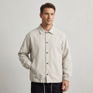 Chemise en denim épaisse et chaude pour homme, 100% coton, col en V, coupe régulière, grande taille, manches longues, boutonnée, décontractée, couleur unie, respirante, séchage rapide - Product Image 1
