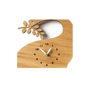 Horloge murale en bambou personnalisée - Product Image 4