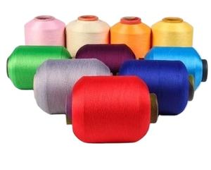 Fil à broder Lurex haute ténacité teint 300 Tex Fil de polyester métallique de type MS & ST Durable et polyvalent - Product Image 2