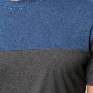 T-shirts en tissu éponge à col rond et manches courtes pour hommes, 100 % coton, écologiques, respirants, style urbain, lavage à l'acide, personnalisables en gros - Product Image 6