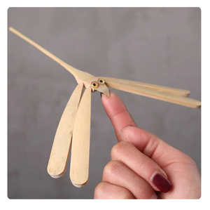JOUET DIY LIBELLULE EN BAMBOU EN BOIS DE HAUTE QUALITÉ-CAMPAGNE VIETNAMIENNE - Product Image 3