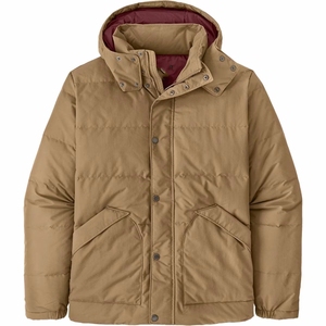 Chaqueta Acolchada con Capucha para Hombre, Invierno, Casual, Gruesa, Relleno de Poliéster, Resistente al Viento, Color Sólido, Cierre de Botones, Largo Regular - Product Image 3