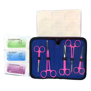 Kit de Disección de Acero Inoxidable, Instrumentos Médicos de Cirugía Anatómica, Almohadilla de Sutura Quirúrgica, Kit de Práctica de Sutura para Estudiantes de Medicina - Product Image 1