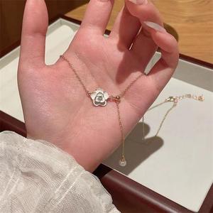 Collar de Perlas de Agua Dulce de Plata de Ley S925 para Mujer, Colgante de Perla Blanca Grande de 12-13 mm con Incrustaciones de Circonitas en Forma de Estrellas, Cadena para Clavícula - Product Image 2