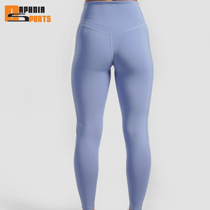 Leggings Deportivos Personalizados para Mujer, Cintura Media, Cómodos, Transpirables, de Spandex/Nailon, para Gimnasio, Yoga, Entrenamiento, Casuales, con Costuras Personalizadas - Product Image 2