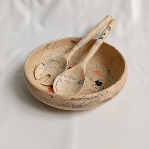 Cuchara de servidor de ensalada de resina de diseño único de Venta caliente ecológica con acabado mate entrega rápida a precio asequible desde la India - Product Image 3