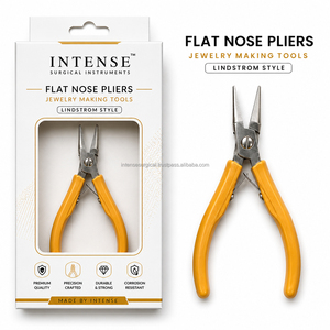 Best Quality Flat Nose Pliers for Jewelry Making Lindstrom Style Precision <b>Wire</b> Work Pliers Wholesale Manufacturer - Product Image 6