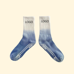 Women's Pilates Grip Socks Gradient Non <b>Slip</b> Eco-Friendly Quick Dry Yoga Sports Anti Skid Fitness Studios Barre Cotton Knitted - Product Image 1