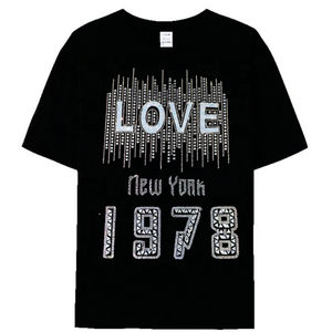 T-shirt en coton tricoté pour homme, col en V, uni, respirant, écologique, avec logo personnalisé, prix d'usine, OEM - Product Image 4