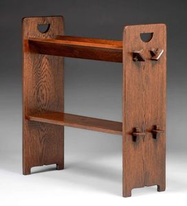 Handmade Teak Wood Bookshelf with Multi Layer <b>Open</b> Shelves - Product Image 2