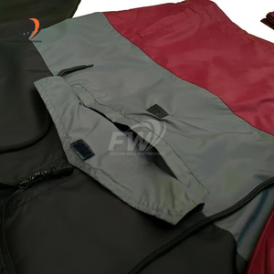 ชุดแจ็คเก็ตกันลมแบบ 2 ชิ้นสำหรับกิจกรรมกลางแจ้งและกางเกงจ็อกเกอร์ ผ้าแคนวาส ระบายอากาศได้ดี พร้อมแจ็คเก็ตบุผ้าสำหรับฤดูหนาวแบบถักโครเชต์ - Product Image 2