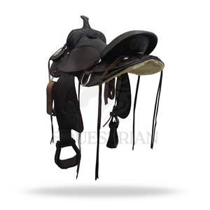 Western Trail Saddle Horse Riding Saddle Equestrian <b>Equipment</b> - Product Image 4