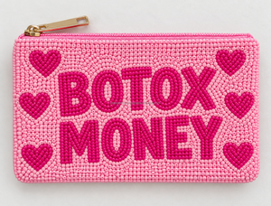 Porte-monnaie fait main en perles de rocaille avec citation amusante personnalisée, pochette zippée, portefeuille coloré en perles de verre, sac à monnaie, accessoire de mode en gros - Product Image 5
