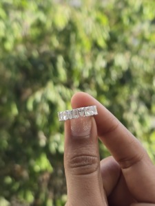 Anillo de Diamantes de Oro Amarillo de 14K y 18K con Diamantes Cultivados en Laboratorio, Anillo Multiforma para Mujer, Radiante, Pera, Óvalo, Esmeralda, Joyería de Boda, Regalo - Product Image 1