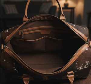 Bolsa de Viaje de Cuero Vacuno, Ligera, con Cierre, Portátil, Vintage, de Gran Capacidad - Product Image 5