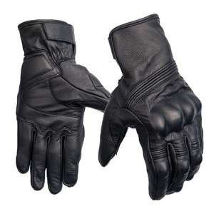 Gants de moto à écran tactile en gros, unisexes, à doigts complets, personnalisables, en cuir respirant, anti-humidité, séchage rapide, coupe-vent - Product Image 2
