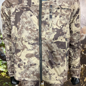 Unisex Outdoor Hunting Tactical <b>Soft</b> <b>Shell</b> <b>Hooded</b> <b>Jacket</b> Breathable Waterproof Windproof 10,000mm Print Pattern Gear Zipper - Product Image 6