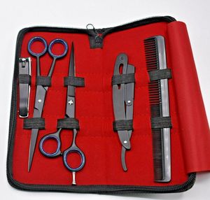 Professional Stainless Steel <b>Blades</b> Hair Scissors Set for Salon <b>Barber</b> Thinning Shears with Sharp <b>Blade</b> Tip and Steel Handles - Product Image 6