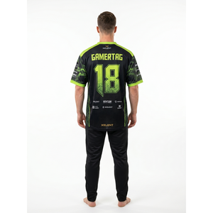 Camiseta de Esports Personalizada 100% Poliéster, Sublimada, de Manga Corta, con Logotipo OEM, Uniforme de Equipo de Jugadores Profesionales para Hombres y Jóvenes - Product Image 2