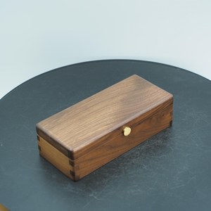 ALI FASHION ART - Caja de Almacenamiento de Madera Moderna y Duradera con Tapa y Control Táctil, Modelo AFA-01, para Decoración del Hogar, Joyería y Accesorios - Product Image 3