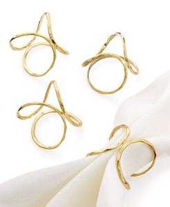 Porte-serviettes rond en acier inoxydable plaqué or, design ajouré découpé au laser, de bonne qualité, vente en gros, pas cher - Product Image 3