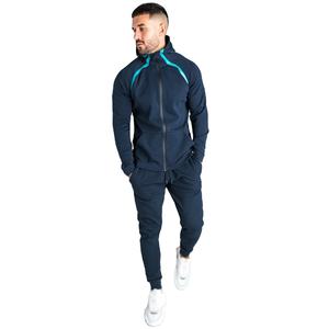 Chándal con logotipo personalizado de poliéster para hombre, ropa deportiva informal para exteriores, ropa de abrigo larga para hombre, chándales deportivos - Product Image 3