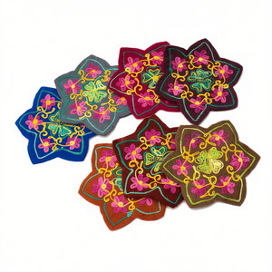 Sous-verres en feutre à motifs floraux élégants pour la maison ou le commerce – Vente en gros - Product Image 2