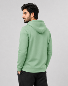 Sudadera compacta para hombre con un amplio bolsillo frontal para comodidad diaria, con estampado, bordado y personalizada con OEM. - Product Image 4