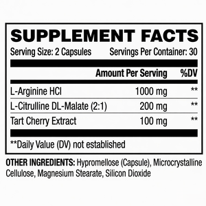 Capsules de L-Arginine avec L-Citrulline, Supplément d'Oxyde Nitrique en Vrac, Fabrication Directe OEM ODM - Product Image 4
