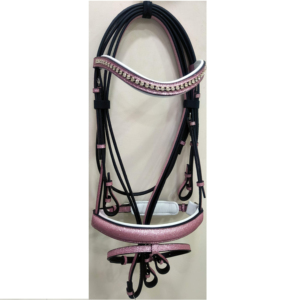 Brida de Cuero Resistente para Caballo, Ajustable, Cómoda, con Herrajes Resistentes, Equipo de Equitación, Múltiples Tamaños - Product Image 6
