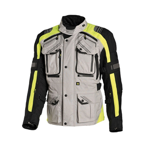 2026 Breathable <b>Racing</b> <b>Jacket</b> OEM Grey Black Yellow Women's & Men's Motorbike Textile <b>Jacket</b> for Motorcycle & Auto <b>Racing</b> Wear - Product Image 1