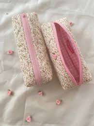 Bolsa acolchada de algodón, nuevo estilo, bolsa para móvil, bolsa para lápices, bolsa elegante de última moda para mujeres y niños. - Product Image 5