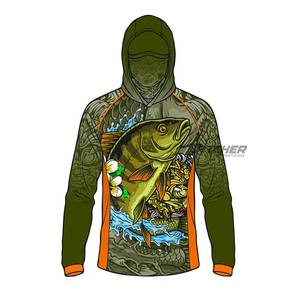Camiseta de Pesca Impermeable de Secado Rápido con Protección UV, Ropa Deportiva, Servicio OEM con Logotipo Personalizado al por Mayor - Product Image 5