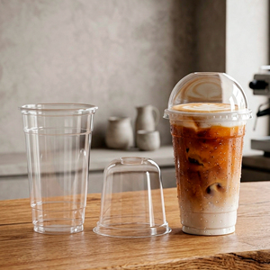 Viet Nam 16oz 22oz Clear PP <b>Plastic</b> <b>Cup</b> With Dome Lid For Cold Beverages Disposable <b>Cups</b> For Coffee Tea Smoothie Juice - Product Image 6