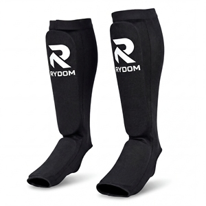 <b>MMA</b> Elastic Cloth <b>Shin</b> & Instep <b>Padded</b> Guards Taekwondo, Martial Arts, <b>MMA</b> Boxing Foot Protective Gear Protector for Sparring - Product Image 1