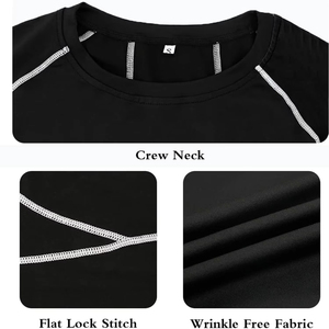 เสื้อรัดกล้ามเนื้อแห้งเร็วระดับพรีเมียมสำหรับผู้ชาย เหมาะสำหรับเล่นเซิร์ฟ ว่ายน้ำ ตกปลา ออกกำลังกาย และกีฬากลางแจ้ง - Product Image 4